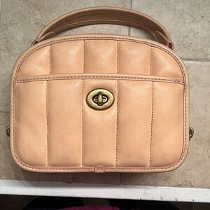 Coach Quilted Lunch Box Pink